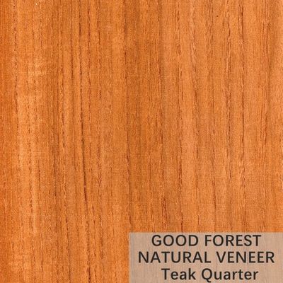 Teak Natural Wood Veneer Natural Crown Cut Veneer FSC Certification