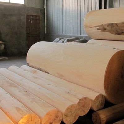 Door Skin OEM Engineered Wood Veneer White Oak Yellow Vertical Grain H6205S 2500-3100mm