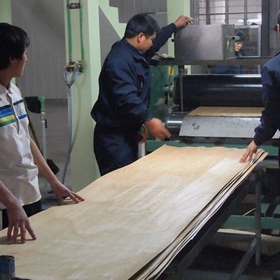 High-End Engineered Wood Veneer Wenge WG-X8333C Dyed Grey Crown 2 flowers 640mm width for Cabinet Face China OEM Factory