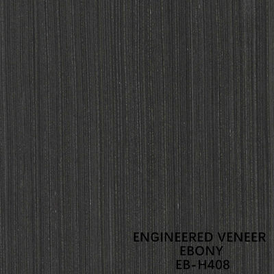 Reconstituted Composite Engineered Ebony Wood Veneer H408 3100mm For Cabinet