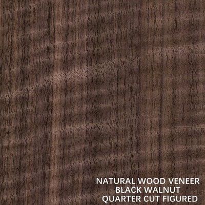 American Natural Walnut Wood Veneer Quarter Cut Straight Figured For High Class Furniture Making Fsc China Manufacturer
