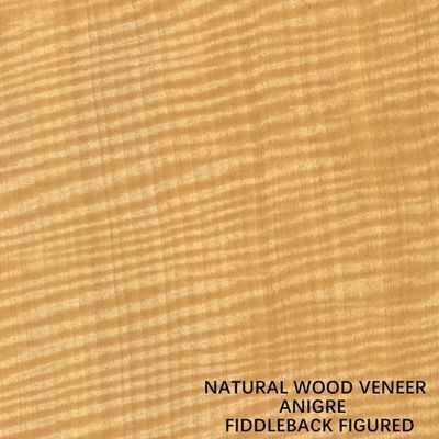 Musical Instruments Africa Anegre Figured Wood Veneer Fiddle Back Grain 0.5mm