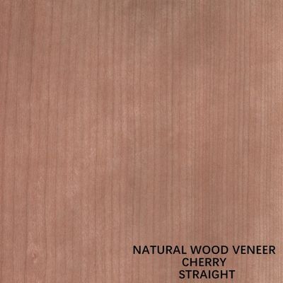 Door Skin American Natural Cherry Wood Veneer Quarter Cut Straight Grain