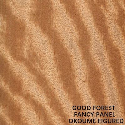 Natural Okoume Fancy Plywood Mdf / Chipboard Figured Grain For Decoration From China Manufacturer