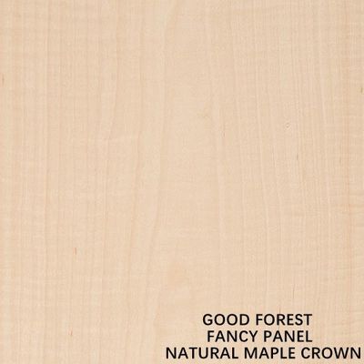 Faced Natural Maple Crown Wood Veneer Standard Size 2440*1220 For Furniture And Cabinet China Factory Iso