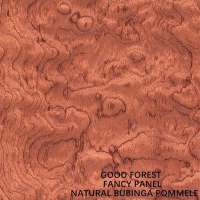2745mm Hotel Bubinga Plywood Pommele Grain Base MDF / Chipboard / Particle Board