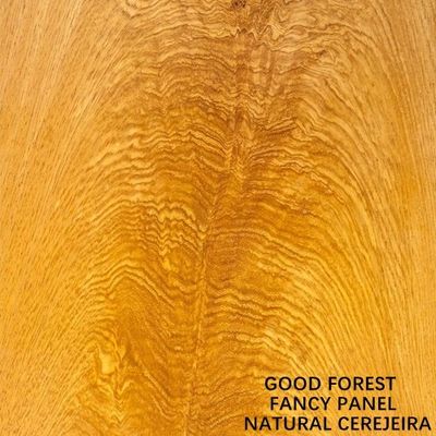 Hotel Decoration Specially Cerejeira Wood Veneer Crotch Grain 2440 / 2745mm