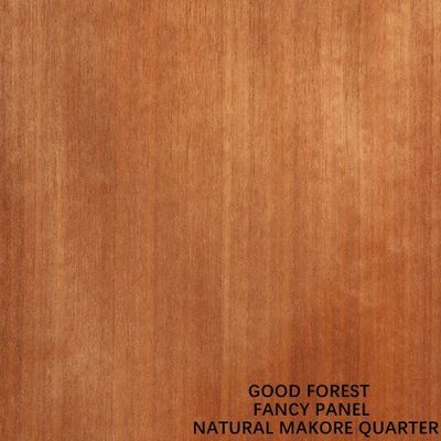 Base MDF / Chipboard / Particle Board Based Panel Makore Wood Veneer 2440x1220mm
