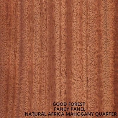 E1 Fancy Plywood Board 2440*1220mm Natural Mahogany Wood Veneer Quarter For Interior Doors