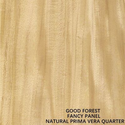 2440*1220mm Fancy Plywood Board Natural Prima Vera Wood Veneer Quarter Grain 5/9/12/15/18/25/30mm Thickness