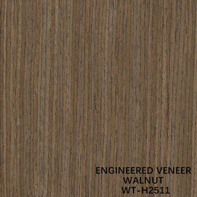Artificial Walnut Wood Veneer For Furniture And Cabinet Face 3100mm Length