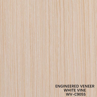 Reconstituted Decorative Engineered Wood Sheets Veneer White Vine 905S 0.5mm