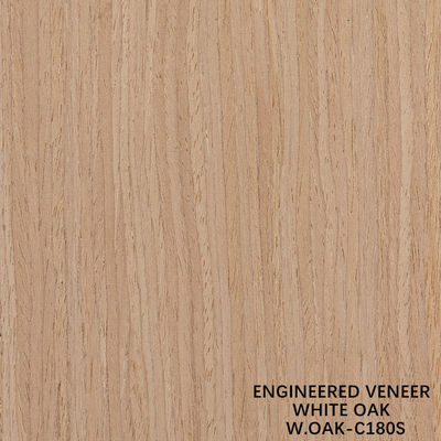 Fancy Recomposed Wood Veneer Sheets White Oak 108DS Lengthened 2500-3100mm For Decoration