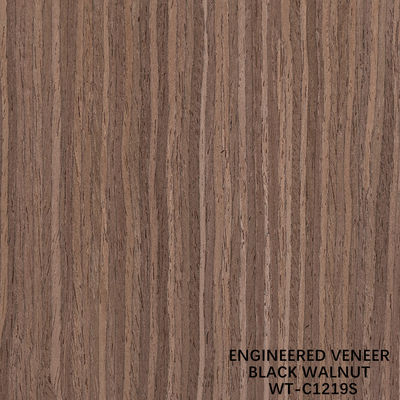 3100mm Lengthened Size Walnut Wood Veneer Quarter Cut Straight Grain For Door Skin