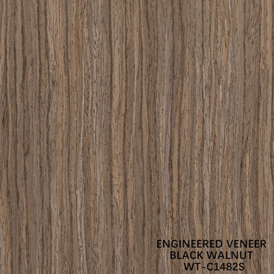 3100mm Lengthened Size Walnut Wood Veneer Quarter Cut Straight Grain For Door Skin WT-C1219S/1482S/1595S