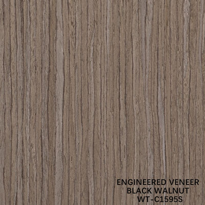 3100mm Lengthened Size Walnut Wood Veneer Quarter Cut Straight Grain For Door Skin WT-C1219S/1482S/1595S