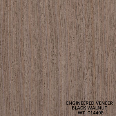 Reconstituted American Walnut Wood Veneer 0.15-0.60mm Customized Service Quarter Cut Fine Line For Decoration