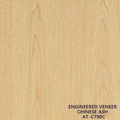 Fancy Wood Veneer Chinese ASH -790C/790S/1229C Man-Made Lengthened Size 3100mm Can Be Customized For Decoration China Makes