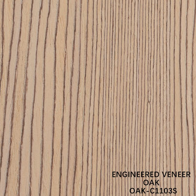 American Oak Engineered Wood Veneer Quarter Slice Cut 0.5mm Thinckness For Door And Cabinet Face