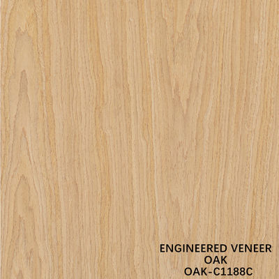 American Oak Engineered Wood Veneer Quarter Slice Cut 0.5mm Thinckness For Door And Cabinet Face
