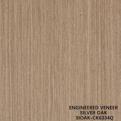 Fancy Recomposed Wood Veneer Of Silver Pear Slice Cut Technics For Straight Grain Width 1280mm Splicing For Door Skin