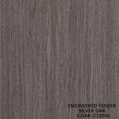 Fancy Engineered Wood Veneer Of Silver Oak Quarter Cut For Door And Cabinet Face Lengthened Size 3100mm SOAK-197S/495Q/1326S/1579S/1640S