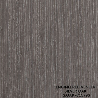 Fancy Engineered Wood Veneer Of Silver Oak Quarter Cut For Door And Cabinet Face Lengthened Size 3100mm SOAK-197S/495Q/1326S/1579S/1640S