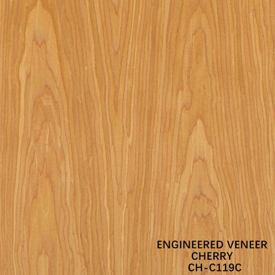 Ev Wood Veneer Of Fancy Crown Grain American Cherry 2850mm Length For Interior Doors China Manufacturer