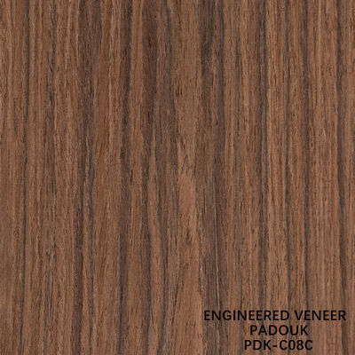 Fancy Engineered Wood Veneer Of Quandong Thickness 0.18-0.6mm For Hotel Decoration Can Be Customized PDK-08S/08C