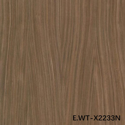 High-End Engineered Wood Veneer European Walnut E.WT-X2233N Quarter Cut Straight Grain 0.6mm For Car Interior OEM