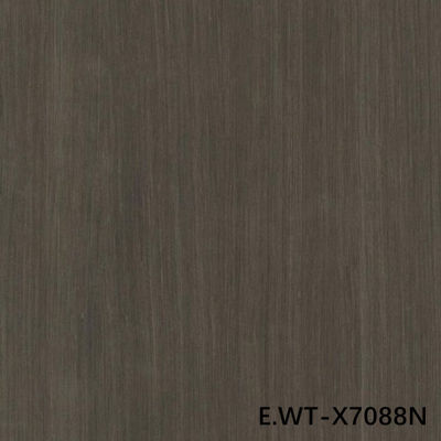 High-End Engineered Wood Veneer European Walnut E.WT-X7088N Quarter Cut Straight Dark Color 2050mm length for Cabinet
