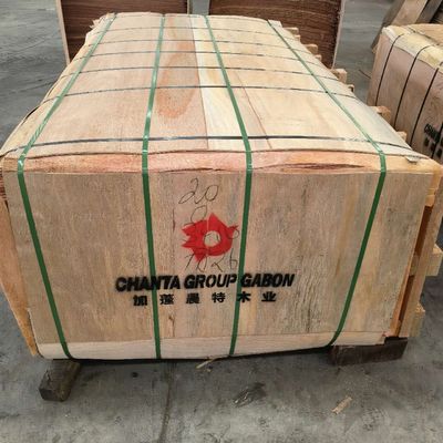 2440*1220 Whole Piece Gabon Okume Wood Veneer 0.2mm - 0.4mm For Fancy Panels Factory
