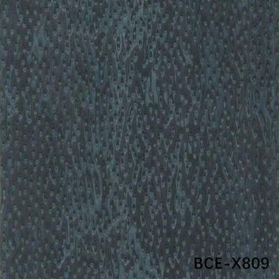 Blue Cat'S Eye engineered wood veneer X809 Specially  Ring Grain Customized 0.55mm thickness
