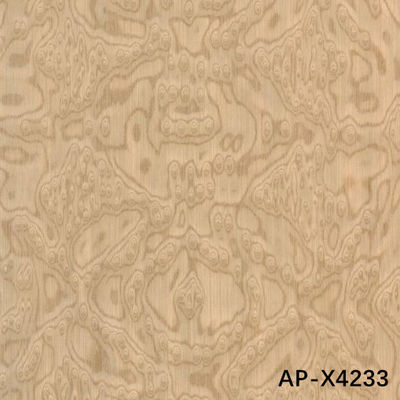 Ash Sapele Pommele Engineered Wood Veneer Standard Size 2500*640mm