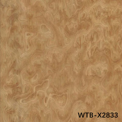 Recomposed Wood Veneer Walnut Burl WTB-X2833 Thickness 0.45mm Customized For Hotel Decoration