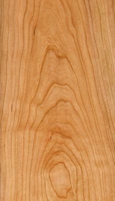 Natural American Cherry Wood Veneer Sheet Slice Flat Cut 2200-3200mm Normal Size For Furniture Decoration