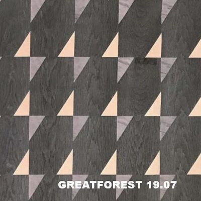 Artistic Parquet Wood Veneer 2500*640mm Handwork Fixed-Shaped Customizable Art Splicing For Wall Paper