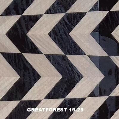 Artistic Parquet Wood Veneer Hand-Made Modern Minimalist Style Artistic Customization For Car Interior