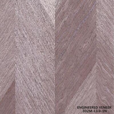 3D Wood Veneer for Furniture & Interior Walls - Custom Engineered Veneer Supplier 3DZM-L3.0-1N