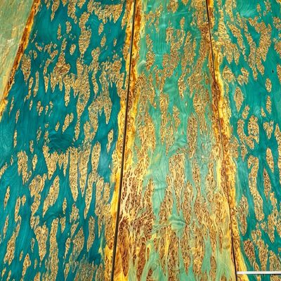 Eco Plant Dyed Natural Wood Veneer, Vibrant Colorful Iridescent Timber Veneer, Sustainable Decorative Veneer for Interior Furnishing Projects 0.5mm