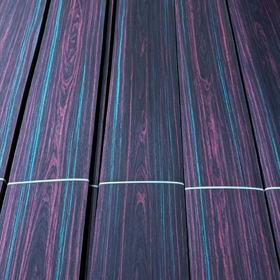 Colorful Iridescent Plant Dyed Natural Wood Veneer, Eco-Friendly Decorative Wood Veneer for Cabinets, Doors, Furniture and Interior Decoration