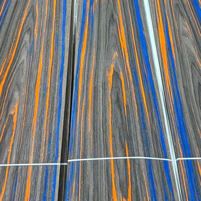 Natural Plant Dyed Eco-Friendly Wood Veneer, Multi Color Iridescent Decorative Wood Veneer for Furniture Panels, Wall Cladding & Cabinet Making