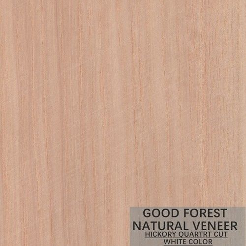 Natural Hickory Wood Veneer Double Color Popular Cabinet Wood Veneer FSC