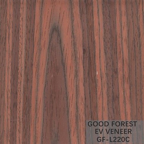 Engineered Wood Veneer Red Santos Rose Wood 2850mm length Size For door and cabinet face SZ-L220C/595C/3305C/6155C/5965C