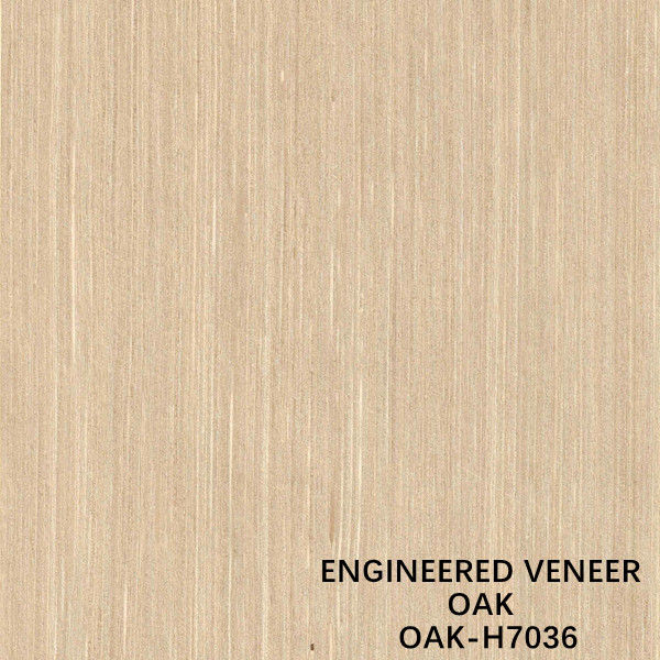 Fancy Recomposed White Oak Wood Veneer H7036 Slice Cut For Door And Windows ISO