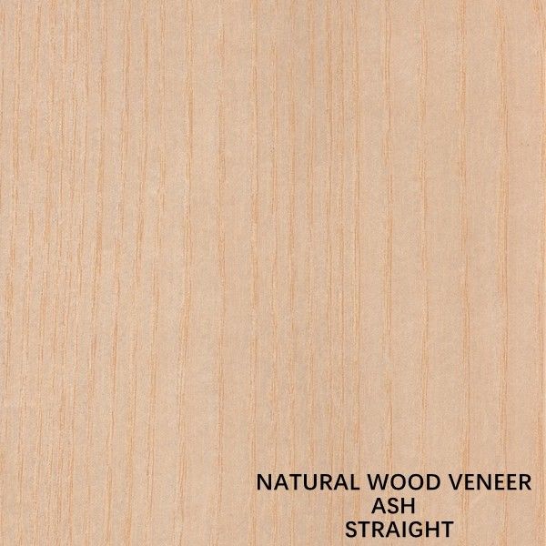 Natural White Ash Wood Veneer Quarter Cut Straight Grain Length 2050-3200mm For Furniture And Door
