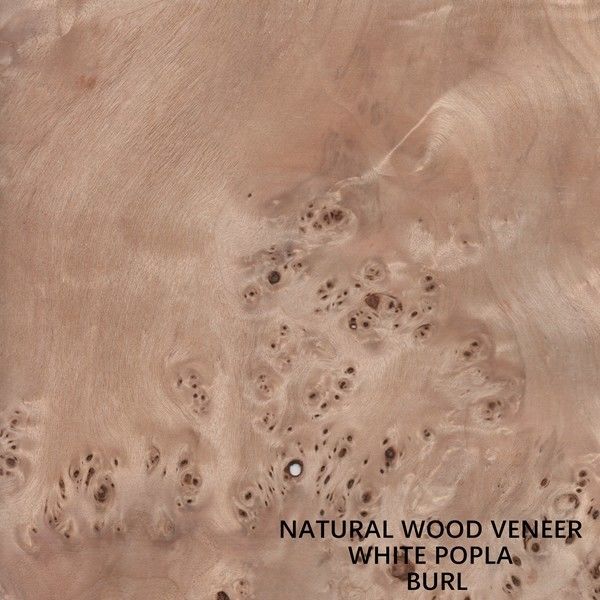 Europe Natural Poplar Wood Veneer Mapa Burl Grain High Quality Thickness 0.5mm For Musical Instrument