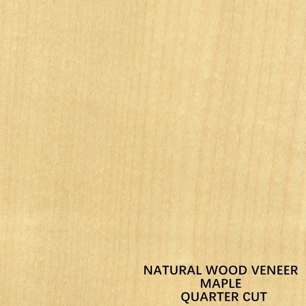 American Natural Maple Wood Veneer Quarter Cut Thickness 0.5mm Good Quality For Furniture And Musical Instrument