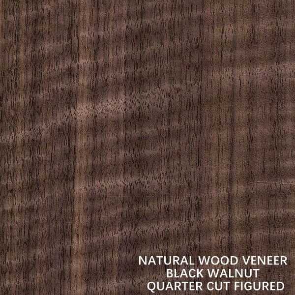 American Natural Walnut Wood Veneer Quarter Cut Straight Figured For High Class Furniture Making Fsc China Manufacturer