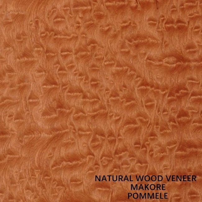 Africa Natural Makore Wood Veneer Cherry Mahogany For Hotel Decoration And Furniture